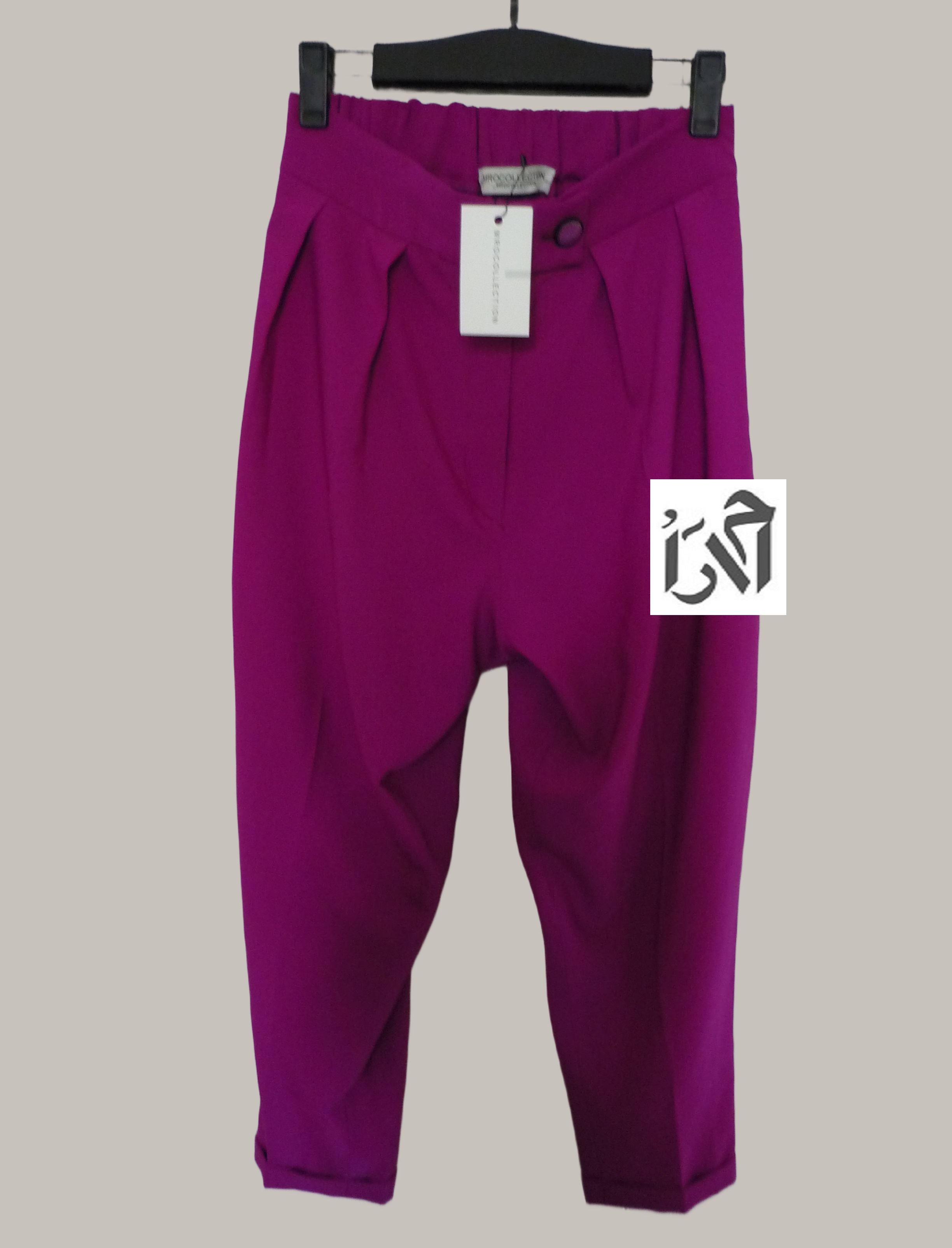 شلوار زنانه کرپ اوکیا سرخابی مدل سمبادی