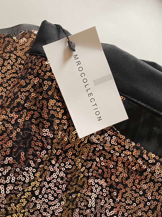 شلوارک زنانه پولکی مسی سایز ۳۴-۳۶