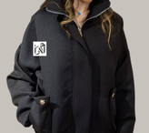 کاپشن زنانه ژاکارد طرح برجسته