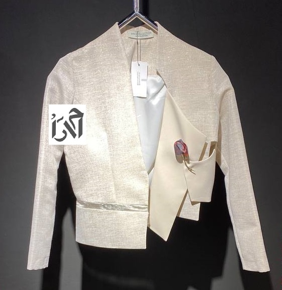 کت زنانه ژاکارد شاین دار