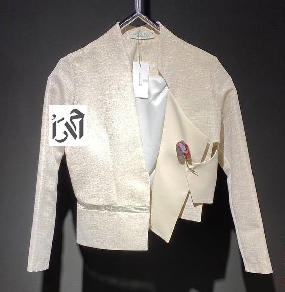 کت زنانه ژاکارد شاین دار