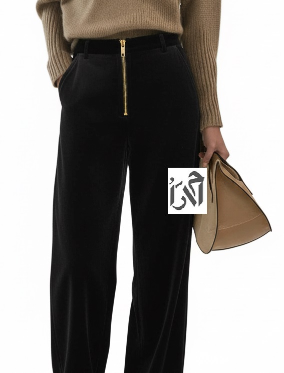 شلوار زنانه مخمل مشکی