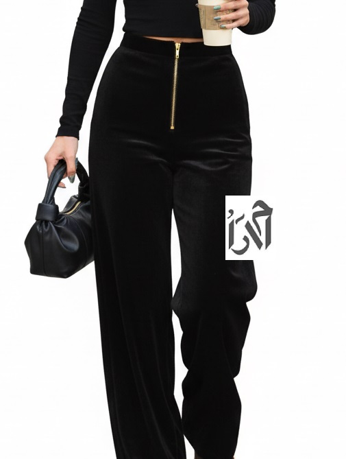 شلوار زنانه مخمل مشکی