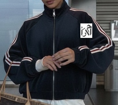 ست بامبر و شلوار زنانه مخمل سورمه ای